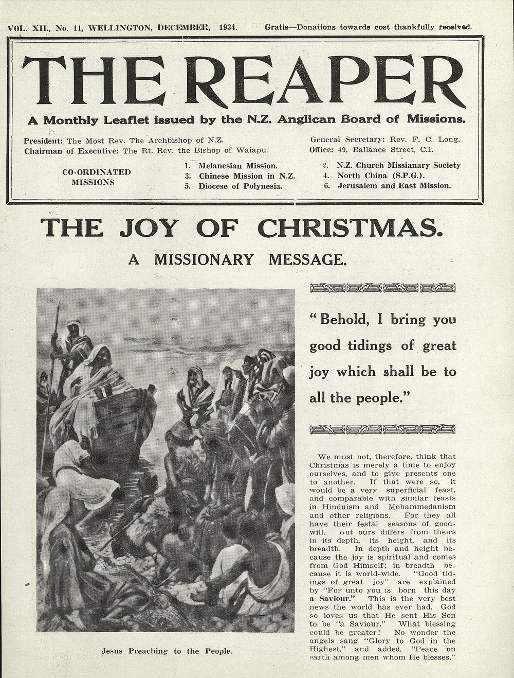 The Reaper: December 1934
