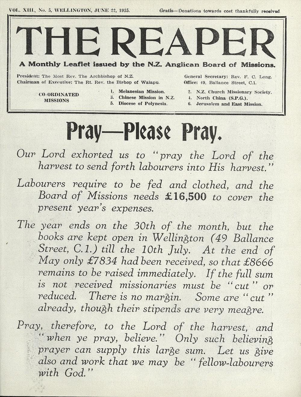The Reaper: June 1935