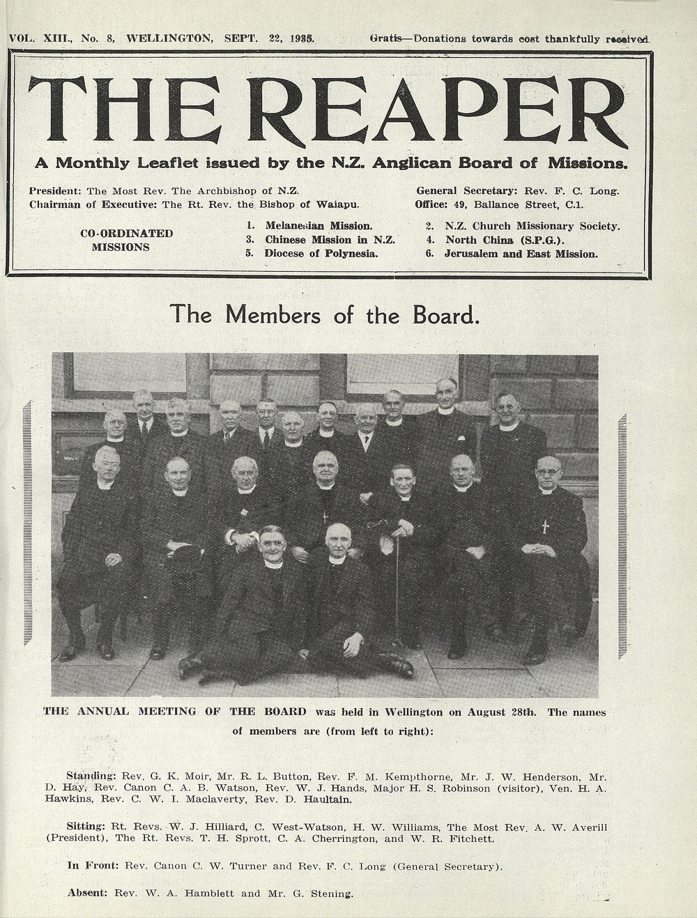 The Reaper: September 1935