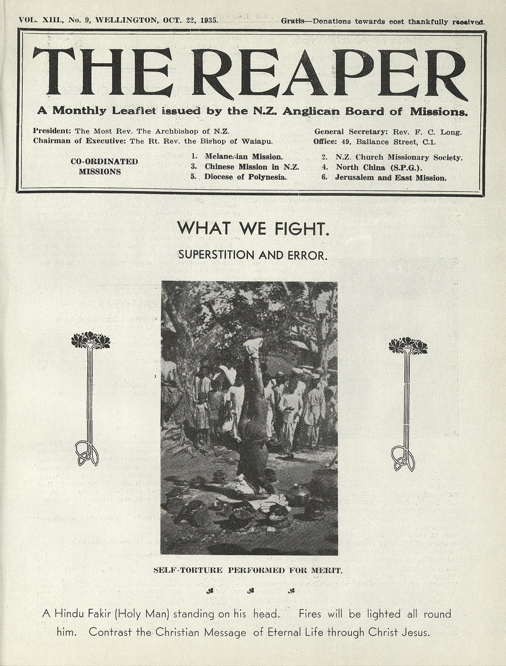 The Reaper: October 1935