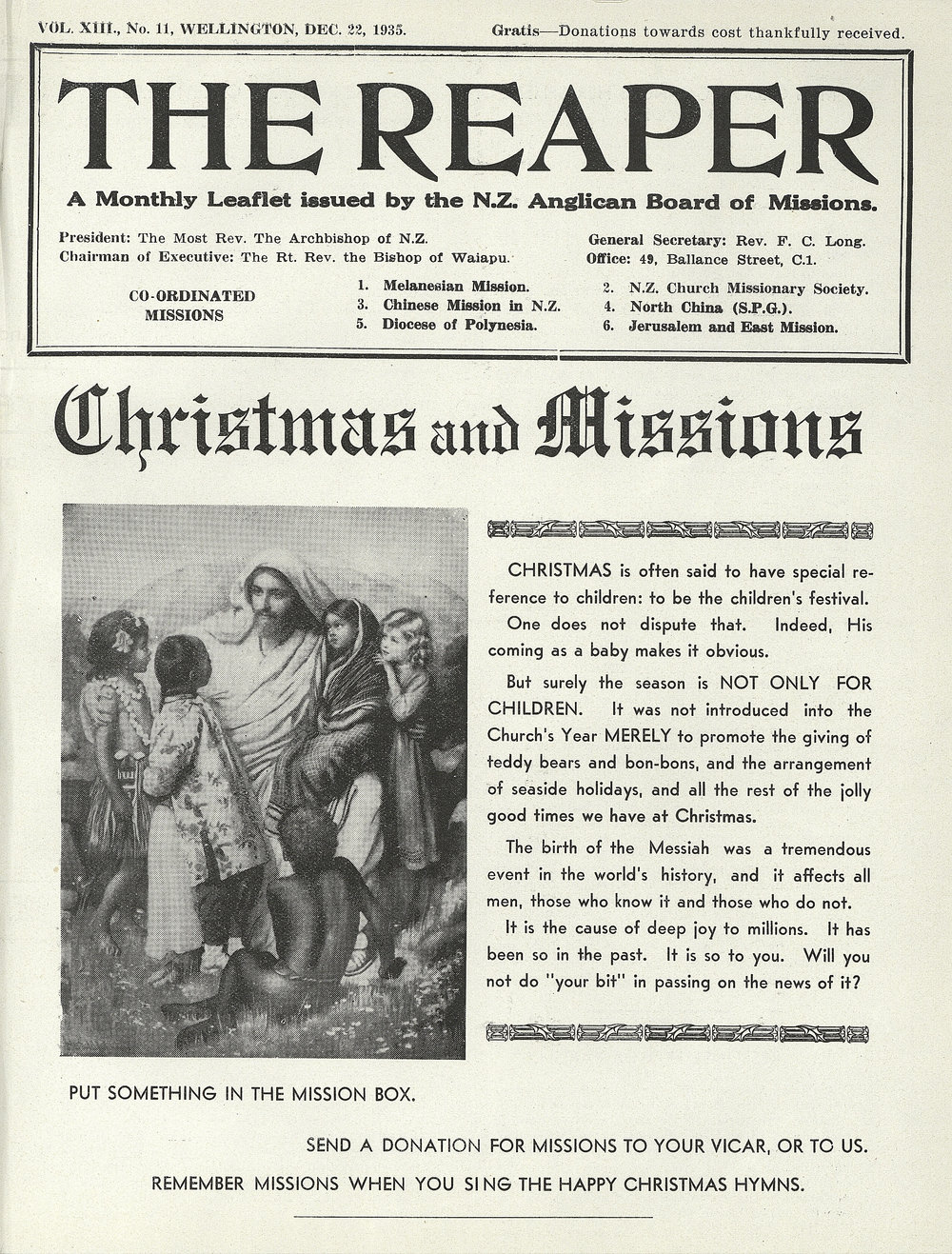 The Reaper: December 1935
