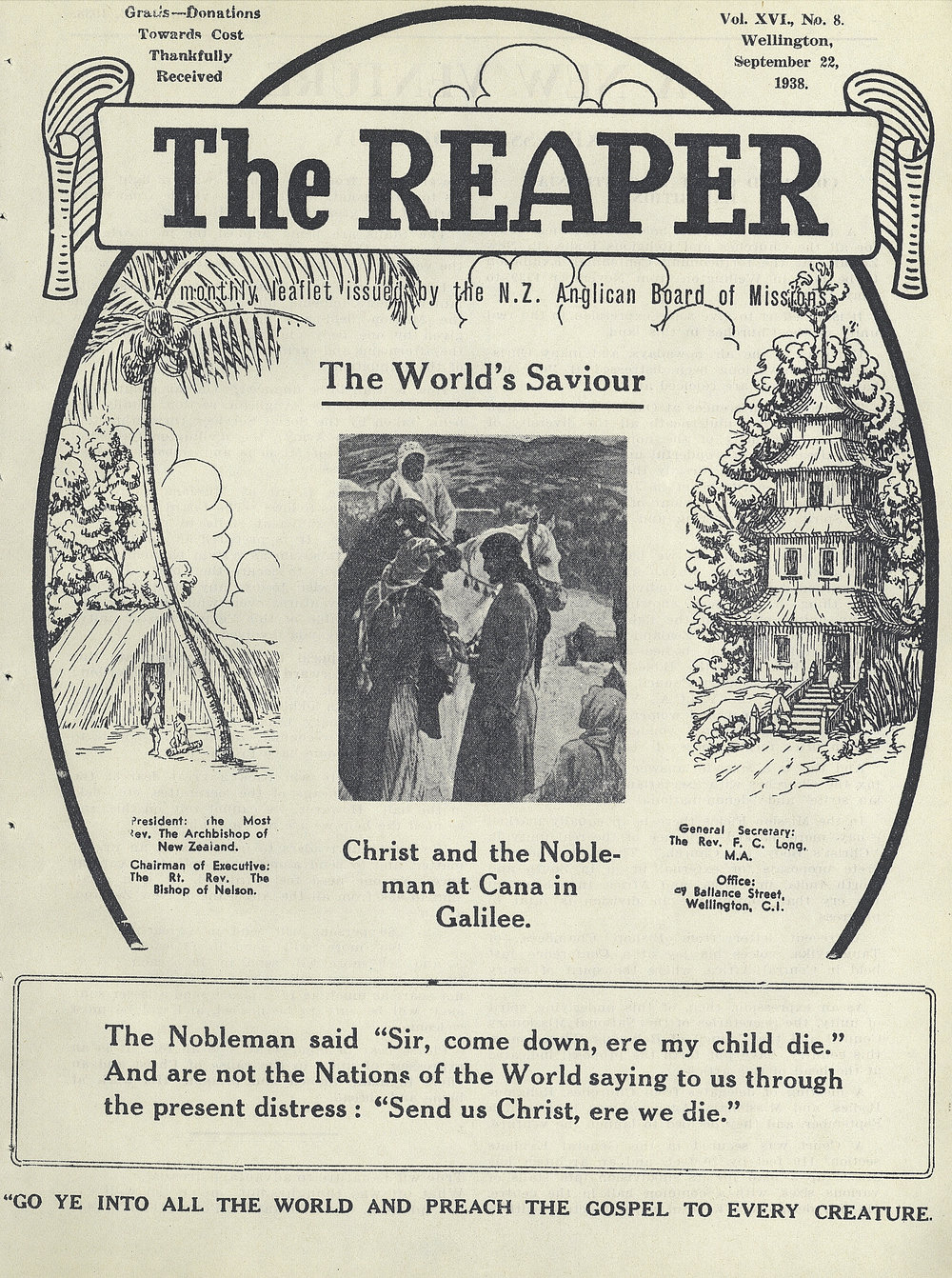 The Reaper: September 1938