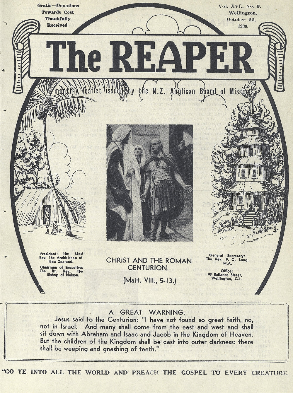 The Reaper: October 1938