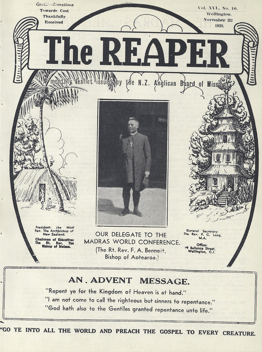 The Reaper: November 1938