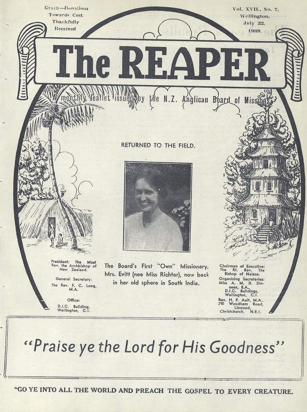 The Reaper: July 1939