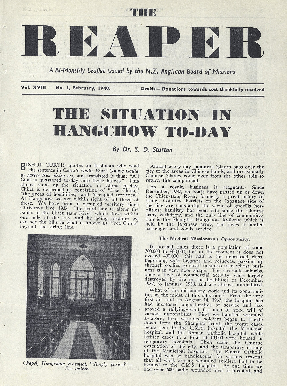 The Reaper: February 1940