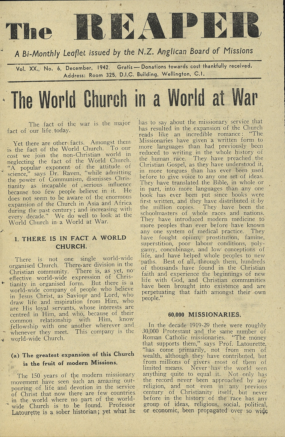 The Reaper: December 1942