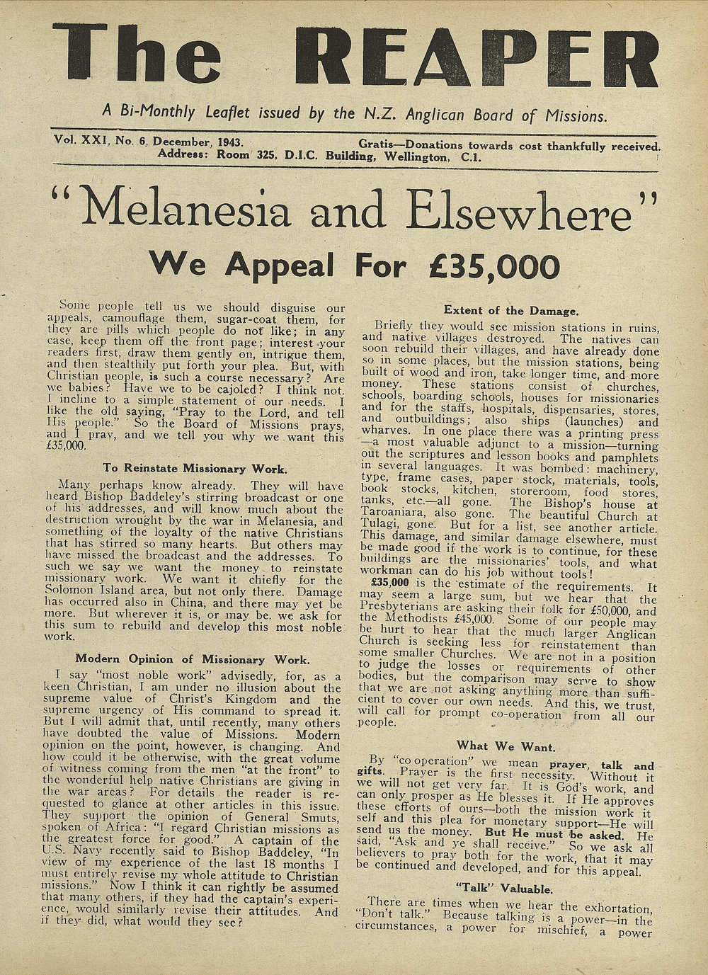 The Reaper: December 1943