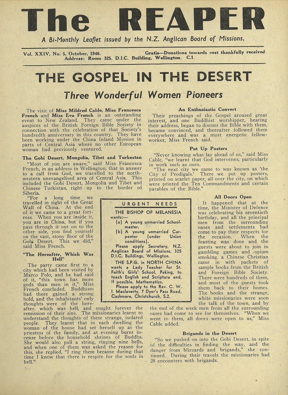 The Reaper: October 1946