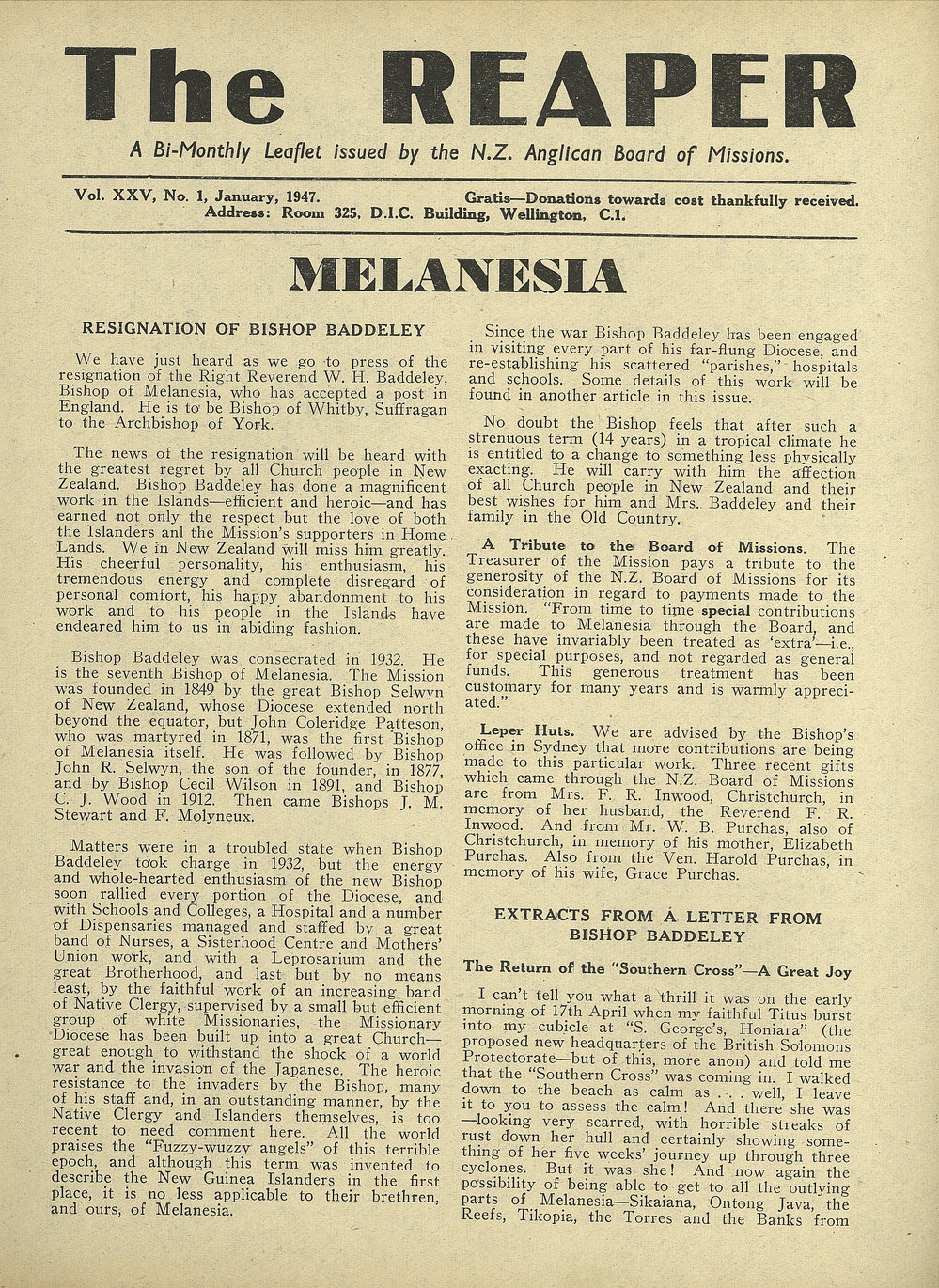 The Reaper: January 1947
