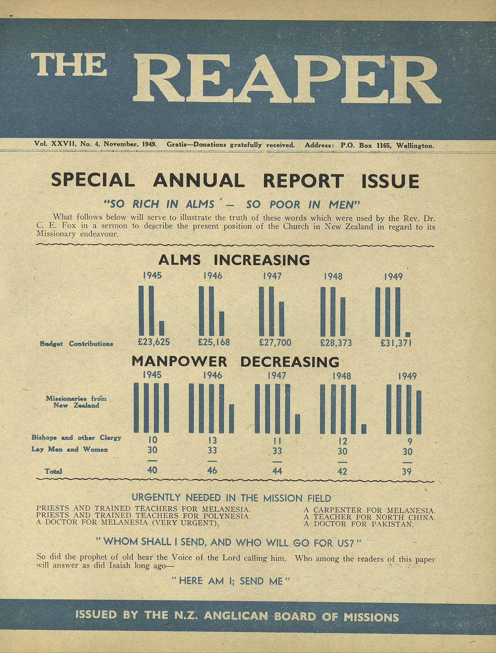The Reaper: November 1949