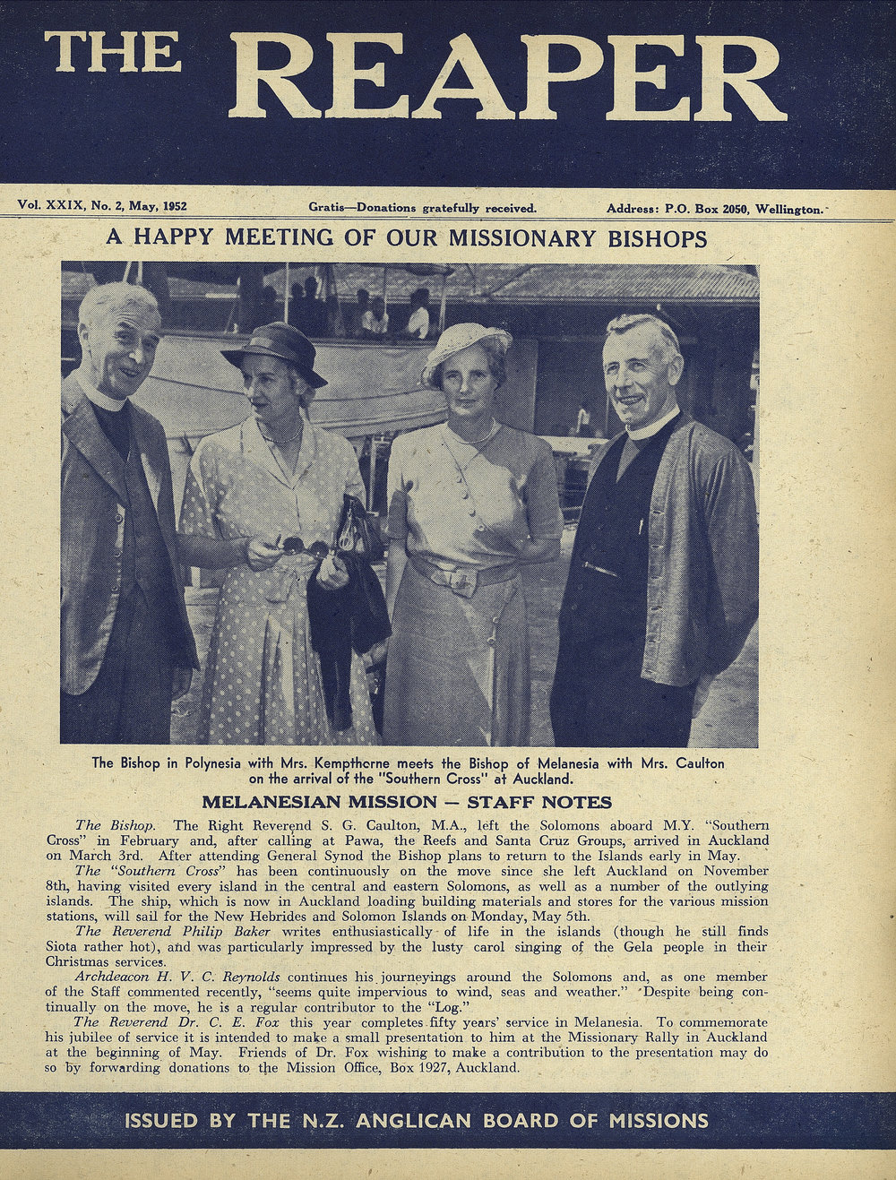 The Reaper: May 1952