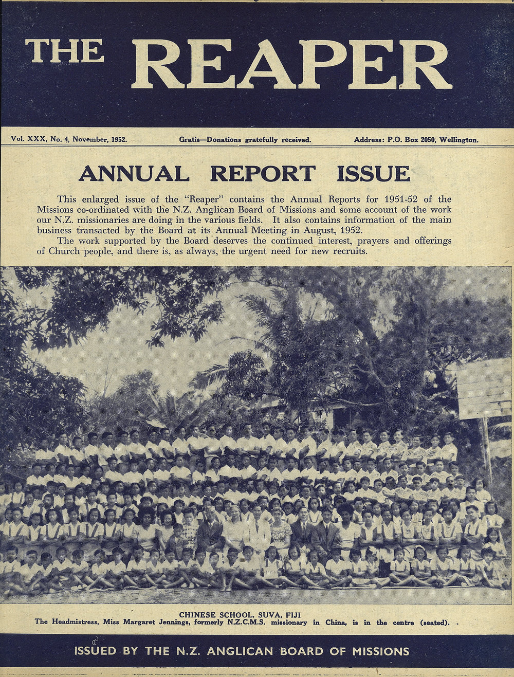 The Reaper: November 1952