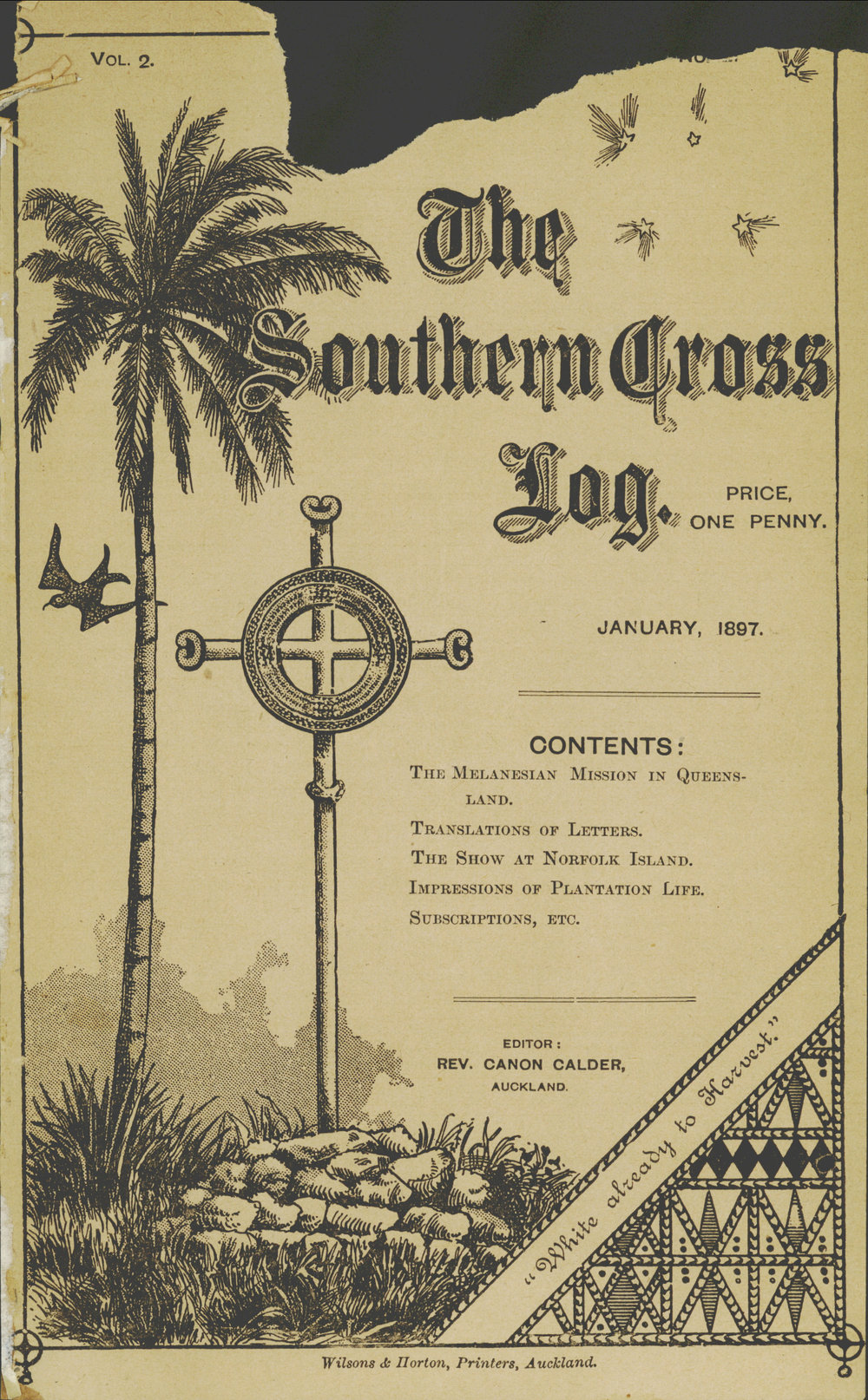 Southern Cross Log: Issue 21, January 1897