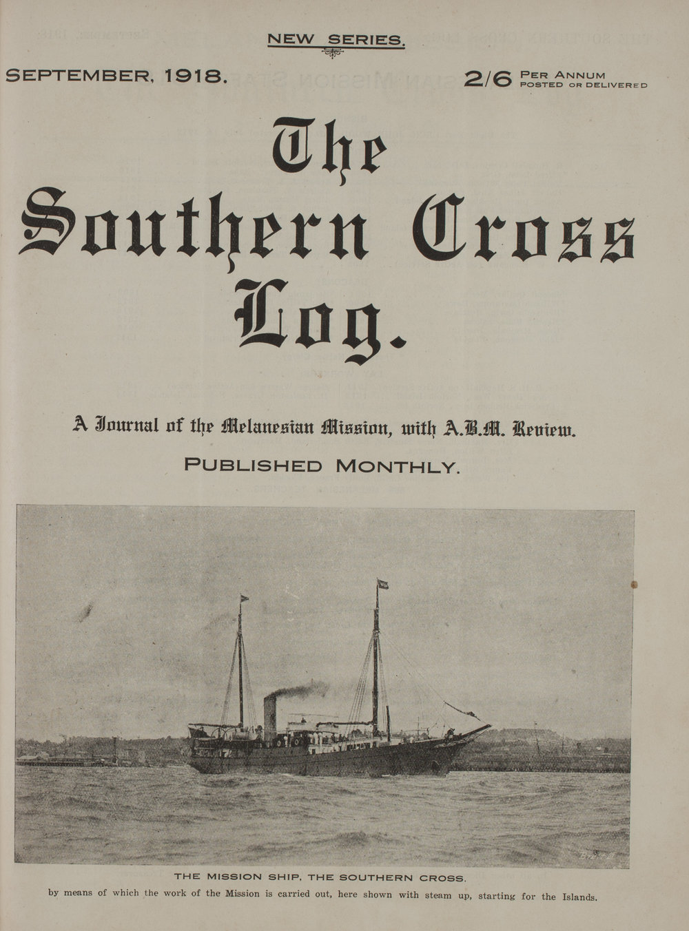 Southern Cross Log: Issue 6, September 1918