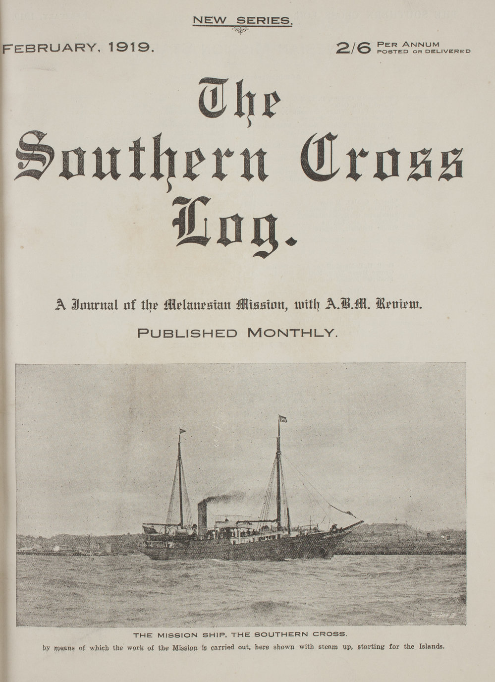 Southern Cross Log: Issue 11, February 1919