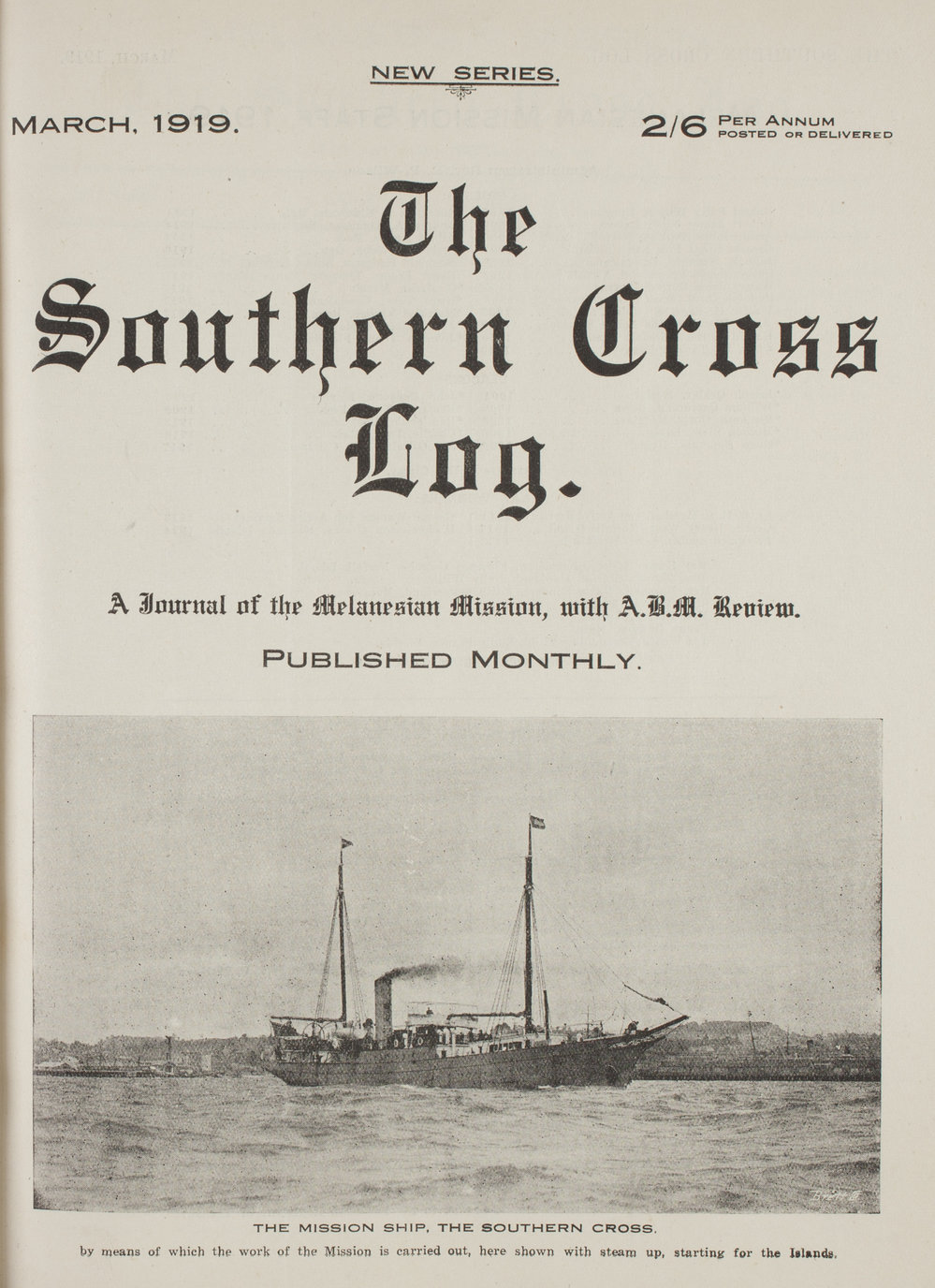 Southern Cross Log: Issue 12, March 1919