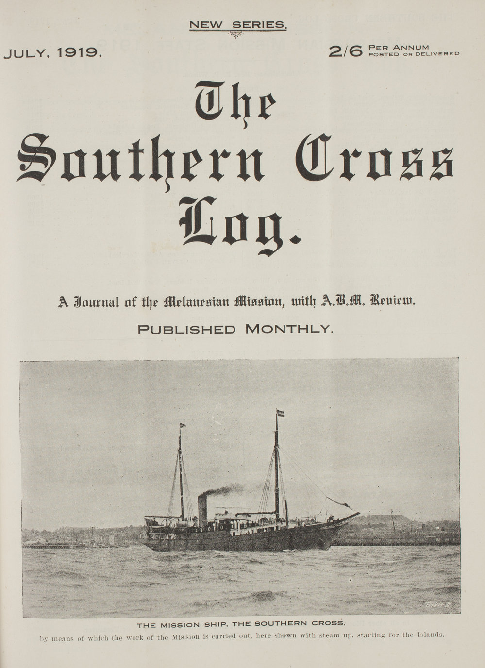 Southern Cross Log: Issue 4, July 1919