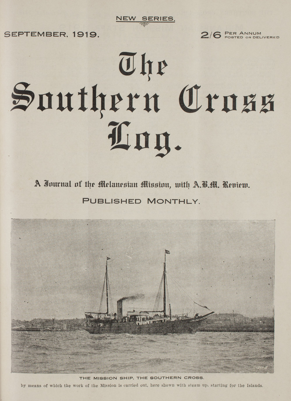 Southern Cross Log: Issue 6, September 1919