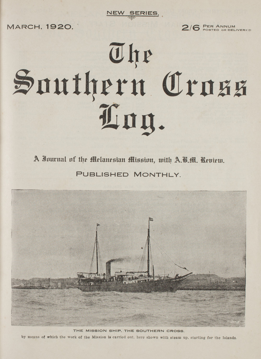 Southern Cross Log: Issue 12, March 1920