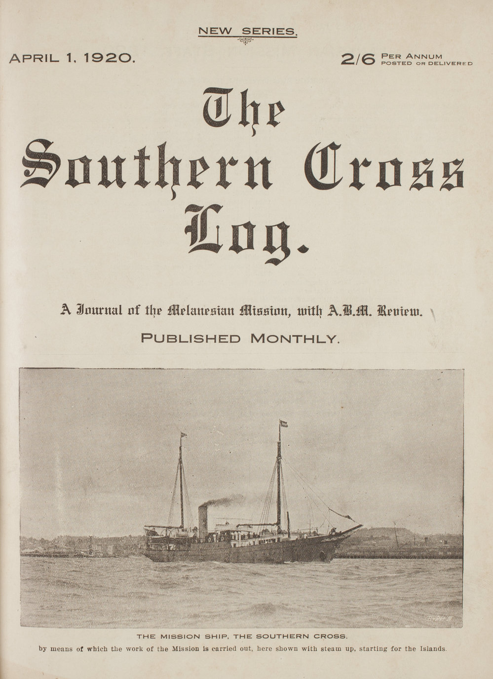 Southern Cross Log: Issue 12, April 1920
