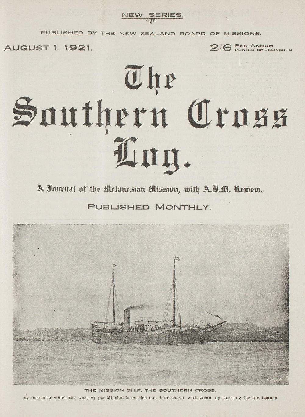 Southern Cross Log: Issue 3, August 1921