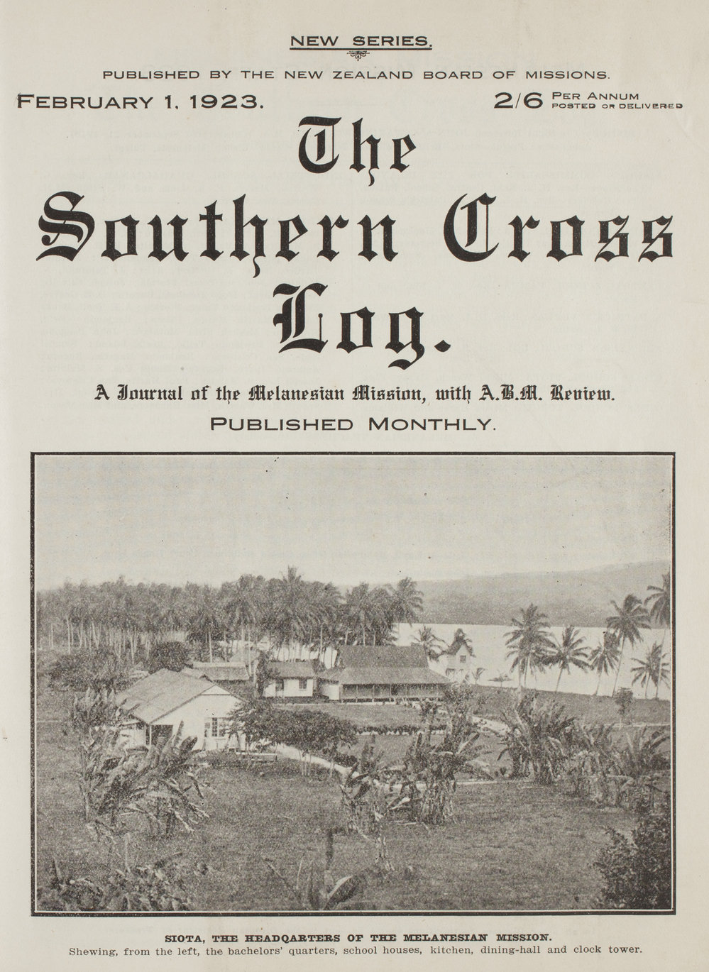 Southern Cross Log: Issue 9, February 1923