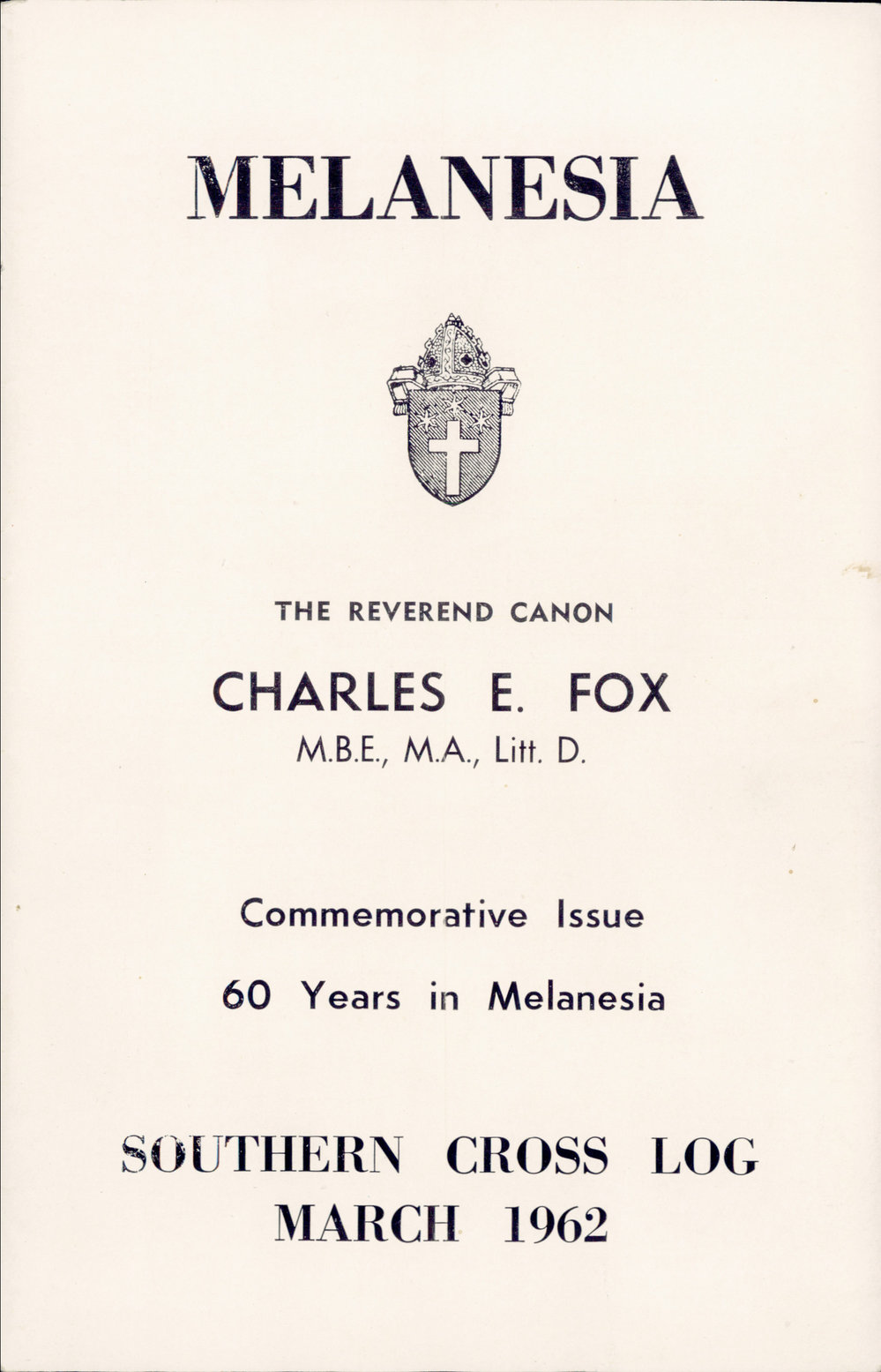 Southern Cross Log: Issue 76, March 1962