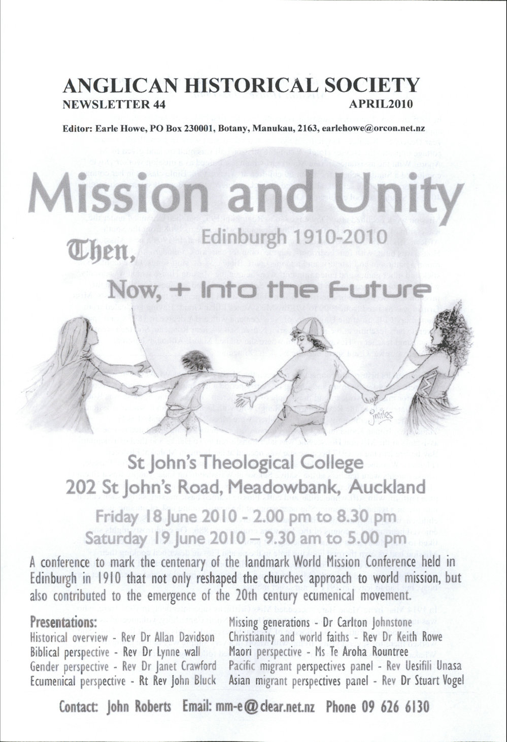 Anglican Historical Society: April 2010 - Newsletter 44