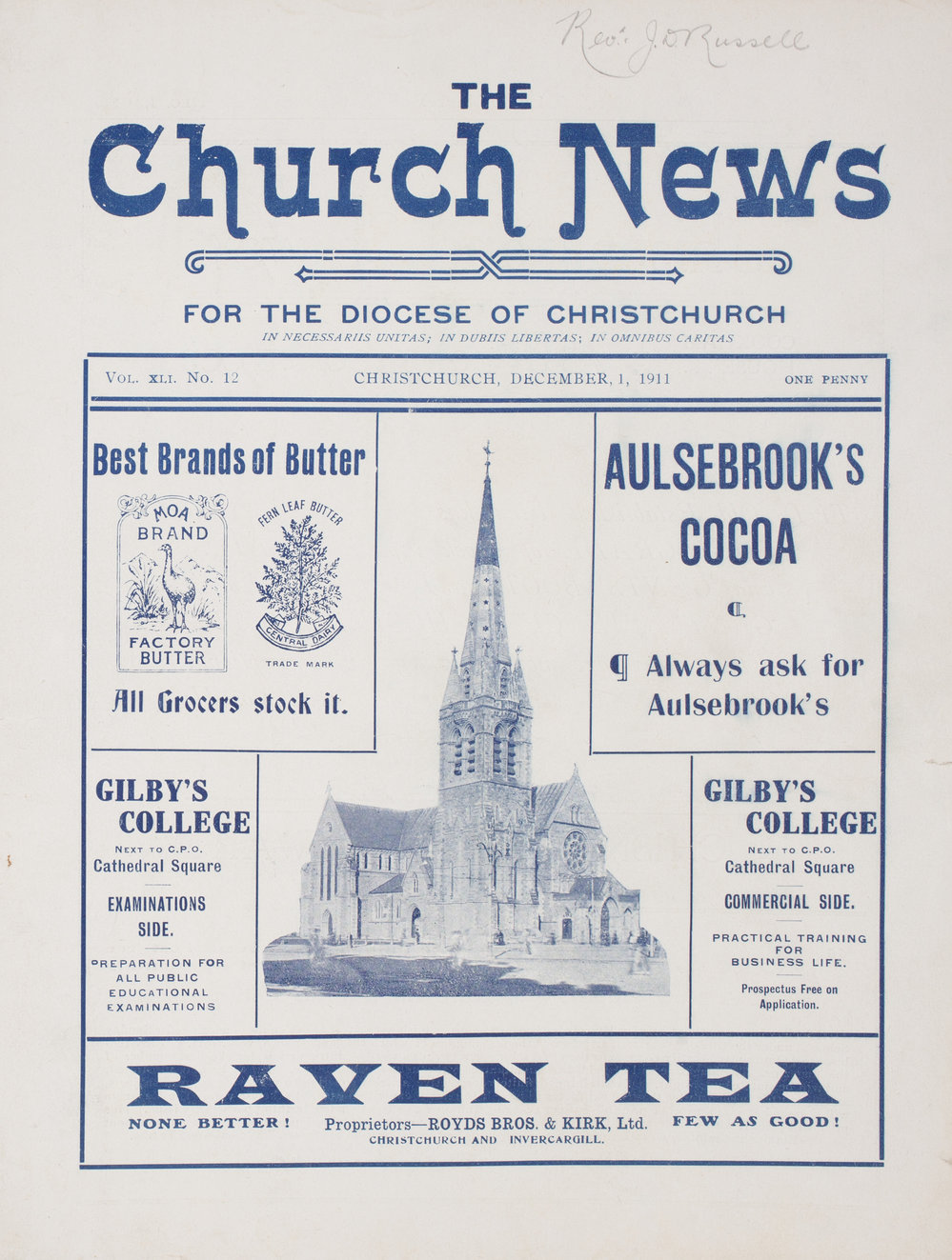 The Church News: Issue 12, December 1911