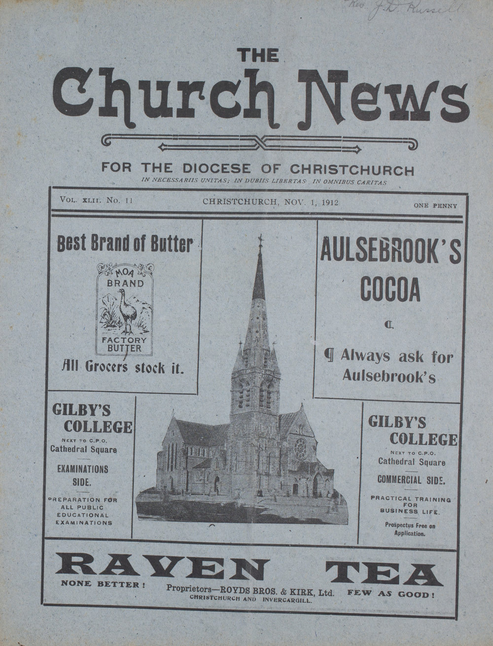 The Church News: Issue 11, November 1912