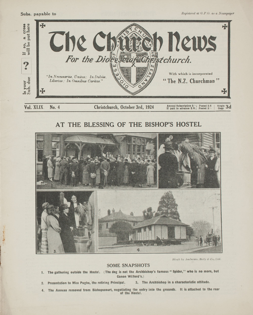 The Church News: Issue 4, October 1924