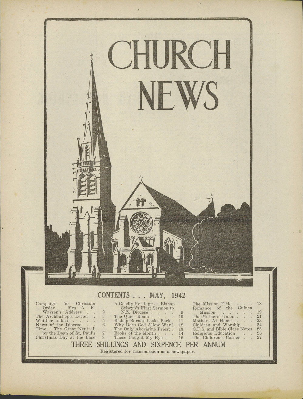 The Church News: Issue 10, May 1942