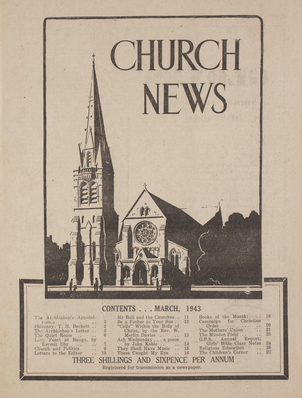 The Church News: Issue 8, March 1943