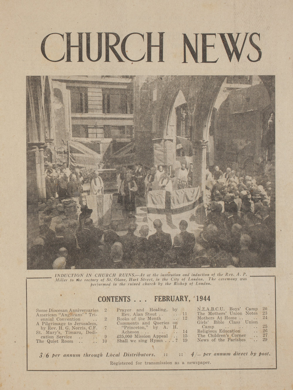 The Church News: Issue 7, February 1944