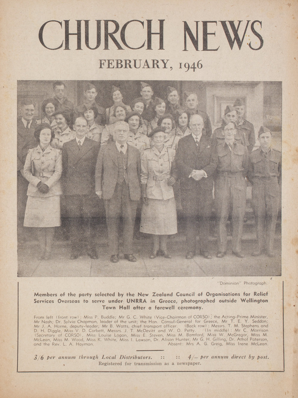 The Church News: Issue 7, February 1946