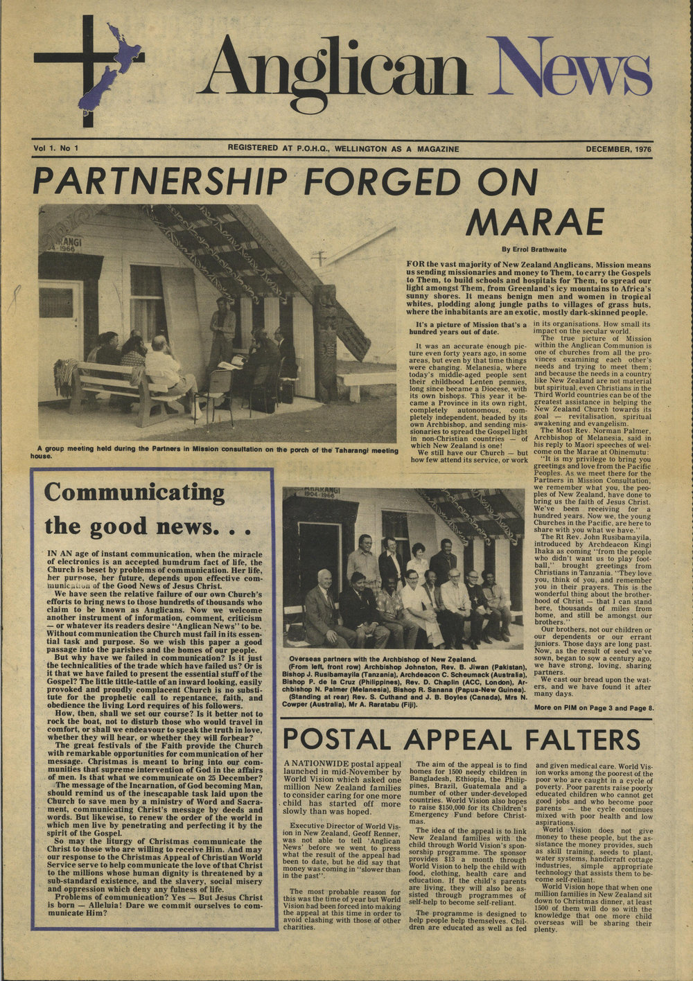 Anglican News: December 1976