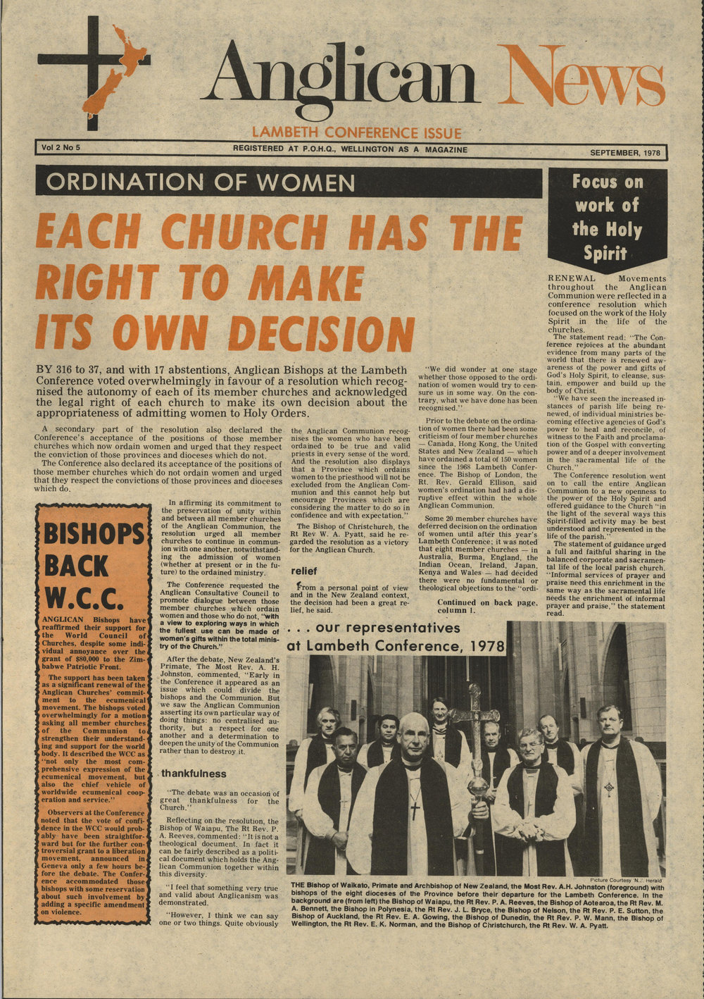 Anglican News: September 1978