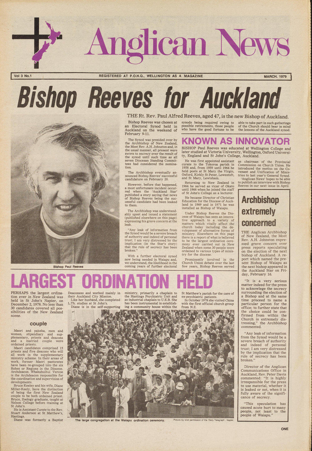Anglican News: March 1979