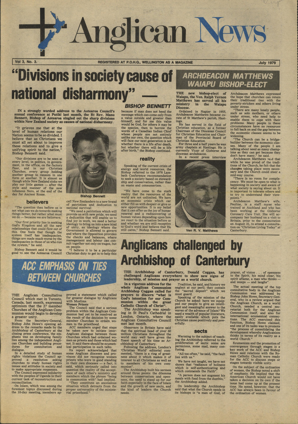 Anglican News: July 1979