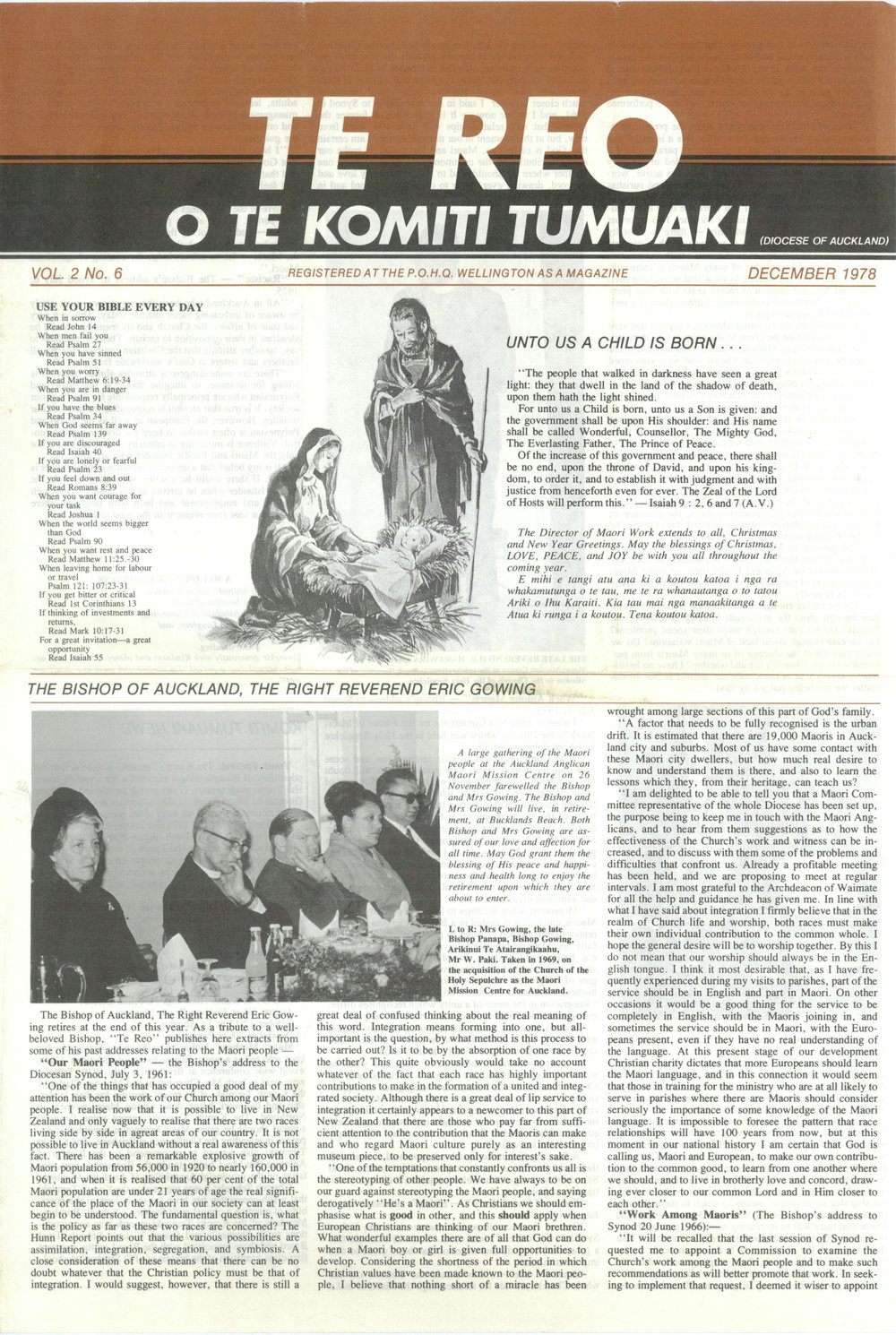 Te Reo o te Komiki Tumuaki: December 1978