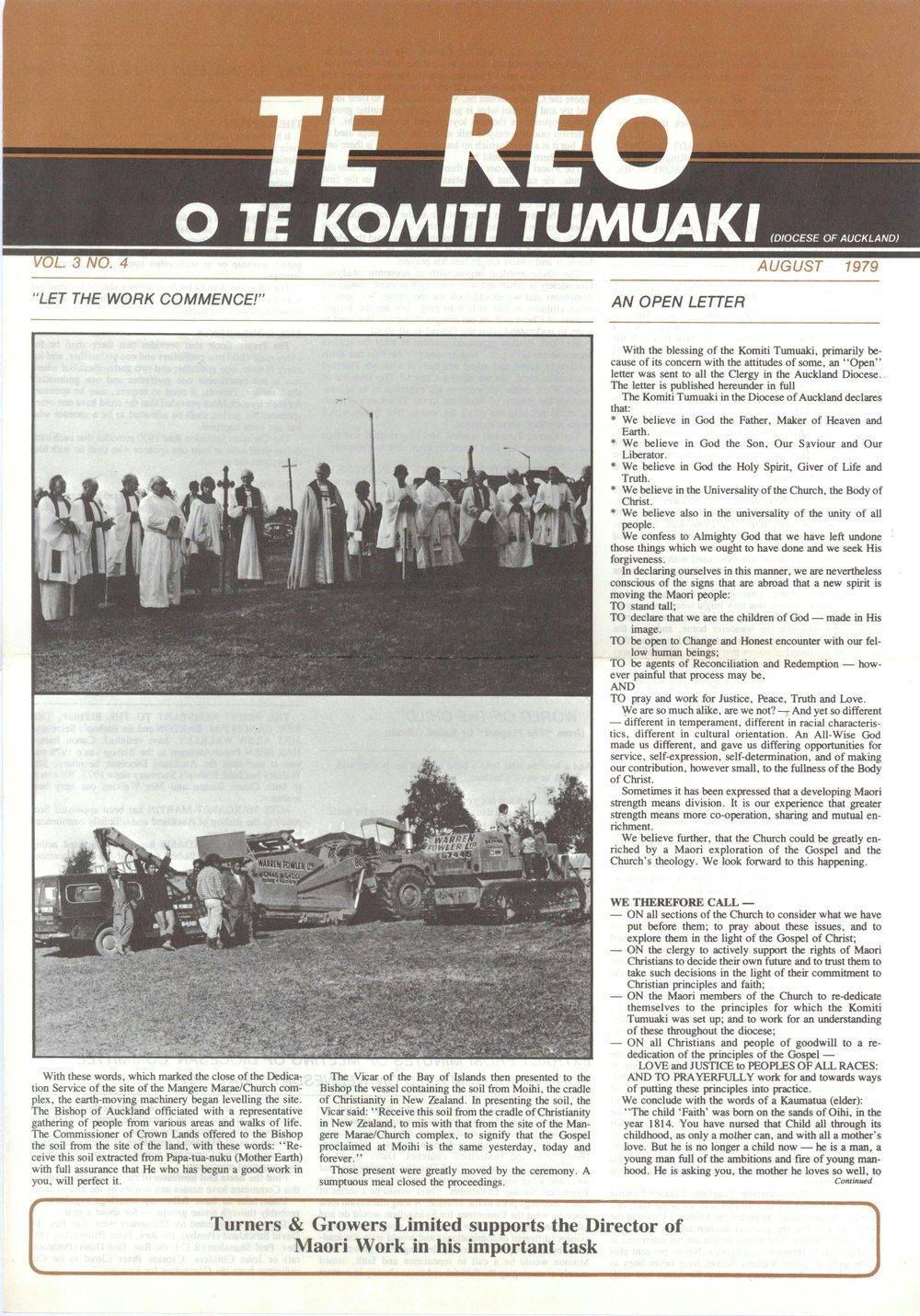 Te Reo o te Komiki Tumuaki: August 1979