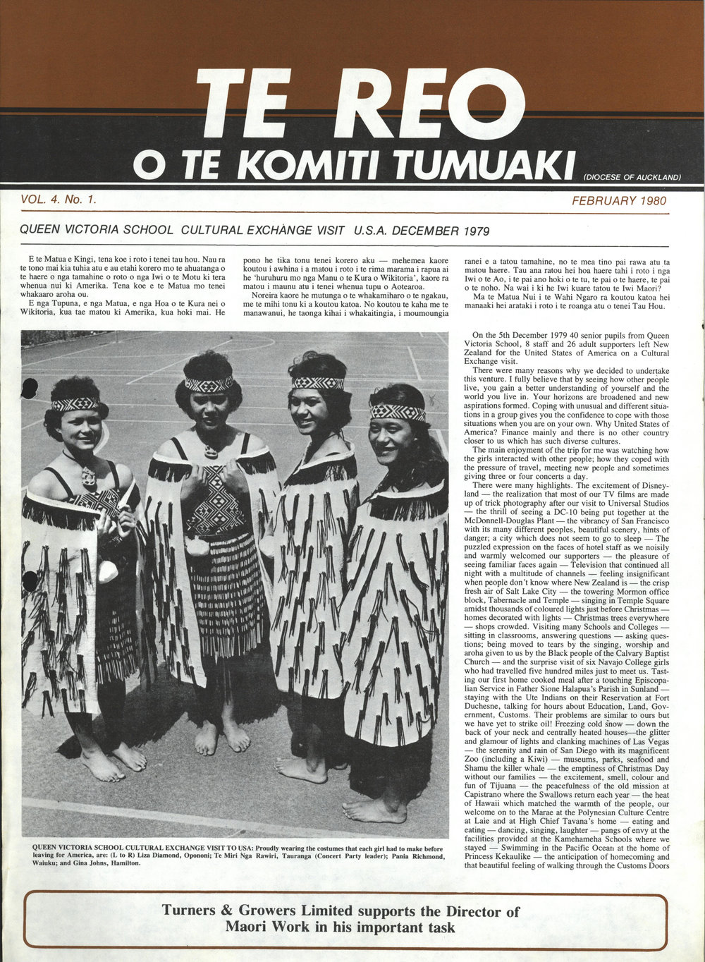 Te Reo o te Komiki Tumuaki: February 1980