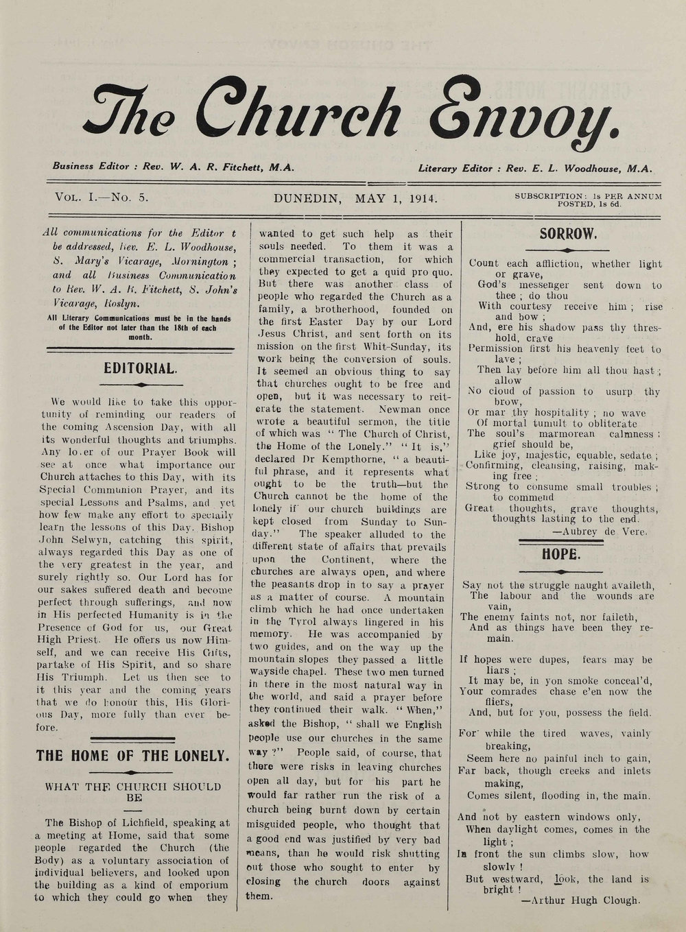 The Church Envoy May 1914