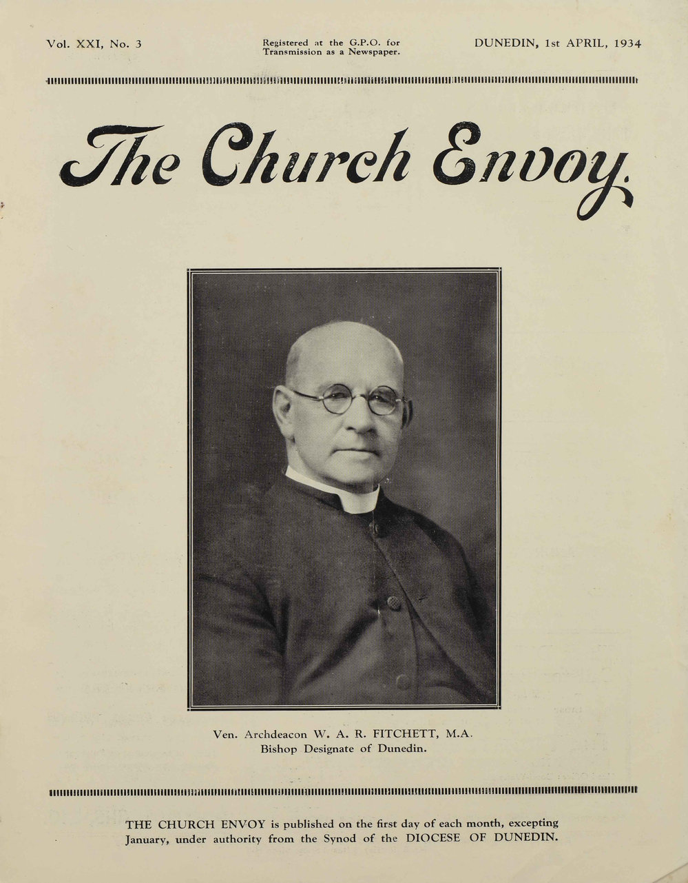The Church Envoy April 1934