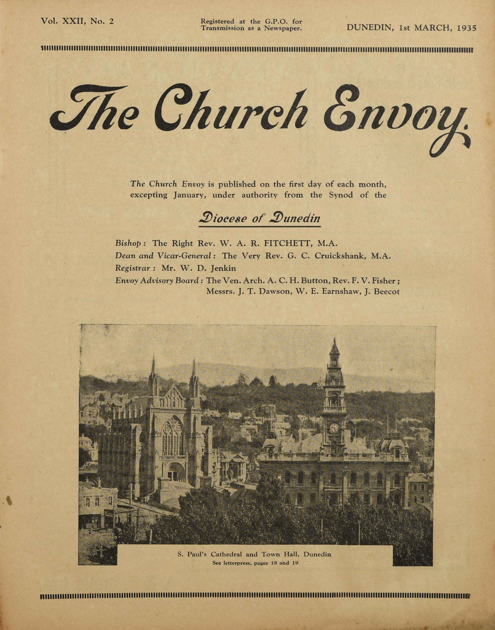 The Church Envoy March 1935