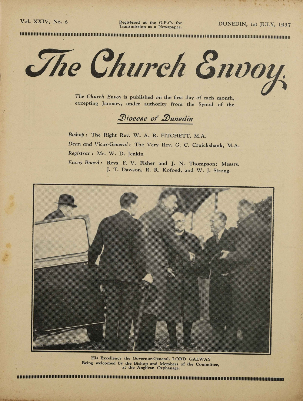 The Church Envoy July 1937