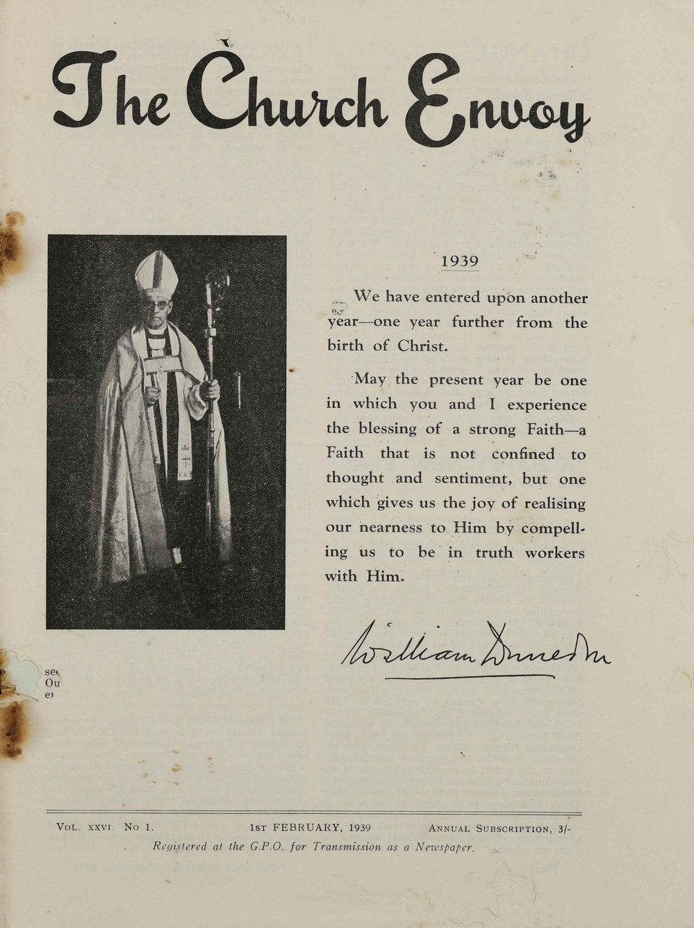 The Church Envoy February 1939