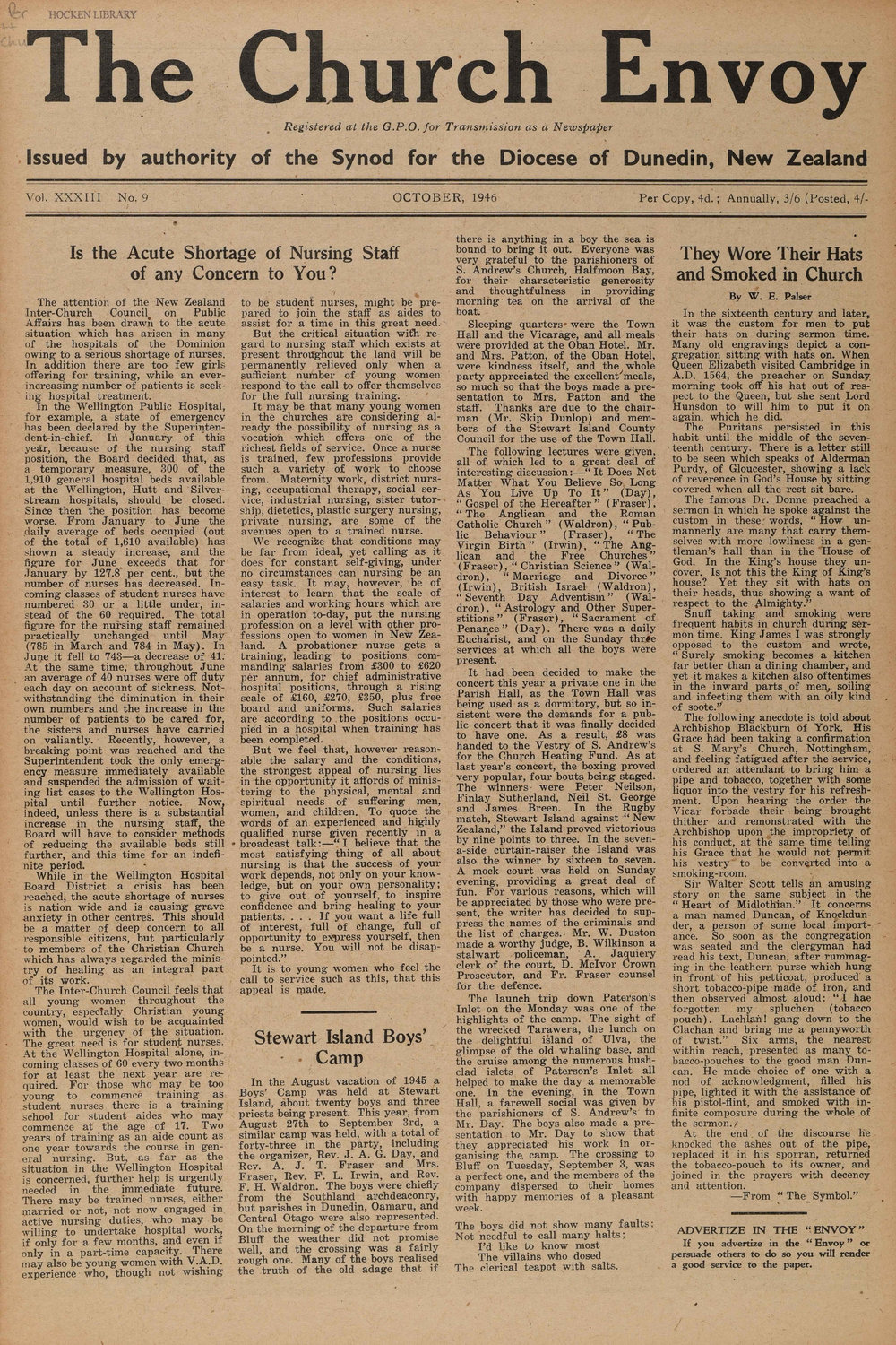 The Church Envoy October 1946