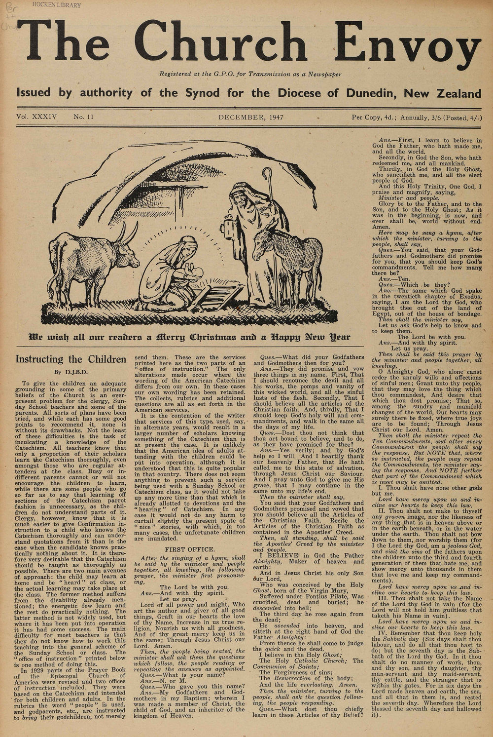 The Church Envoy December 1947